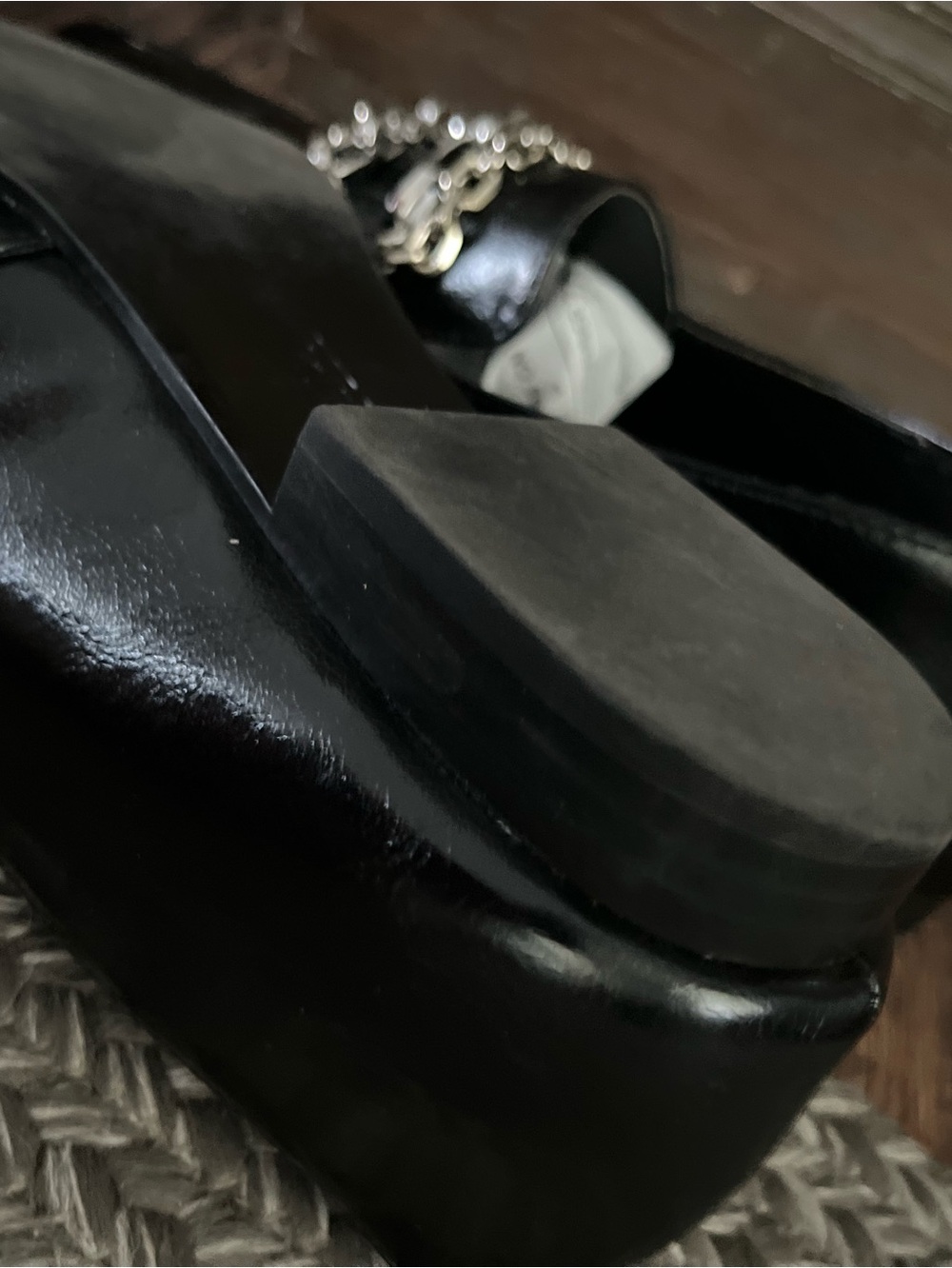 Zara Multi Chain Detail Loafers 38 - Picture 6 of 9